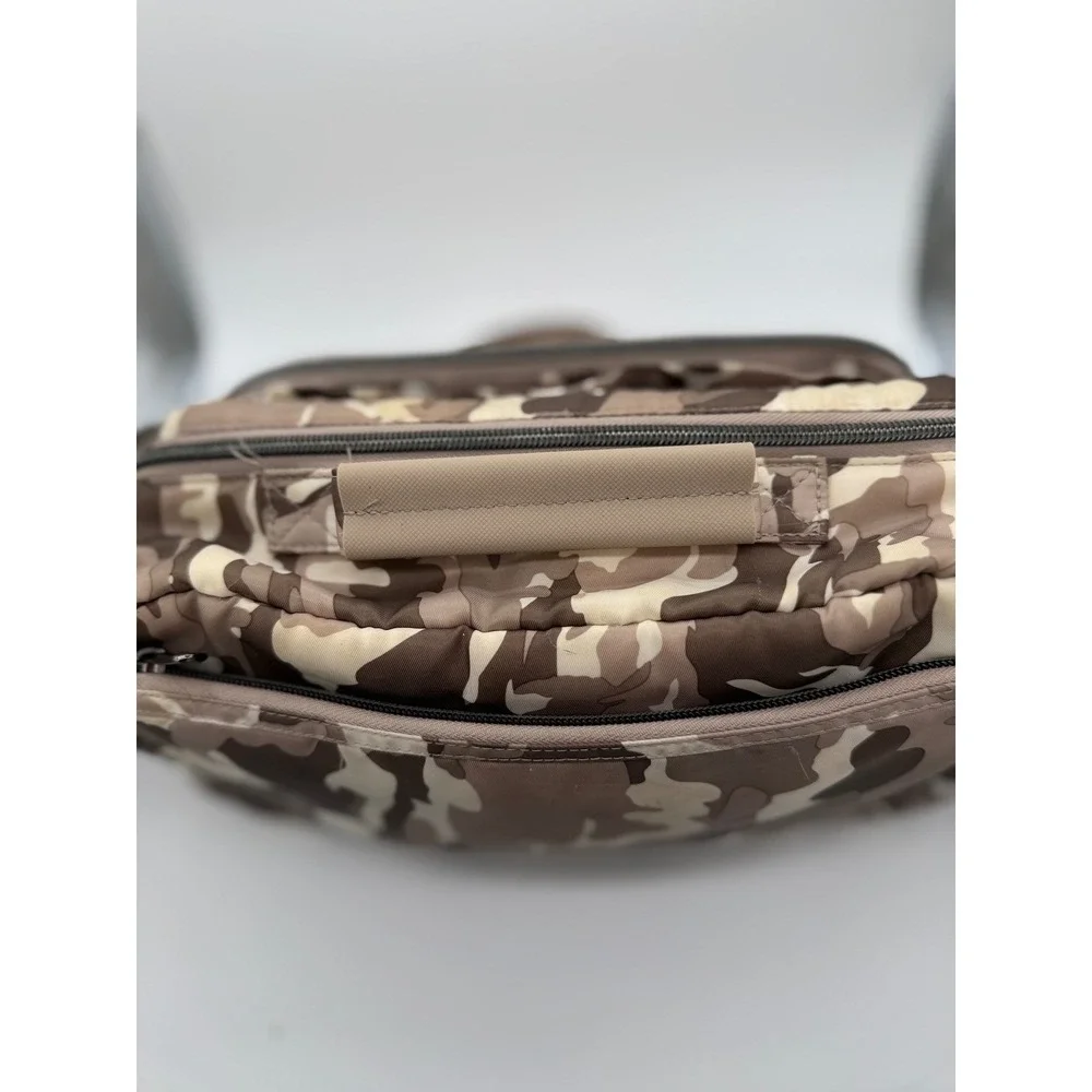 Lug Trolley 2 Crossbody Bag Camo Taupe Unisex Travel Organizer Quilted Bag